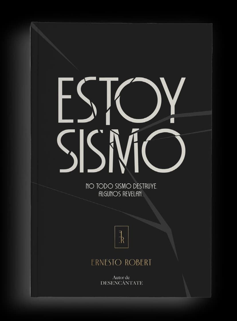 Portada del libro Estoy Sismo, ensayo literario de Ernesto Robert
