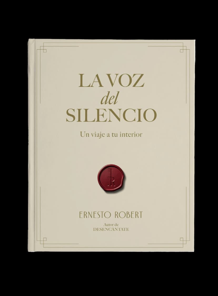Portada del libro La Voz del Silencio, reflexiones de Ernesto Robert